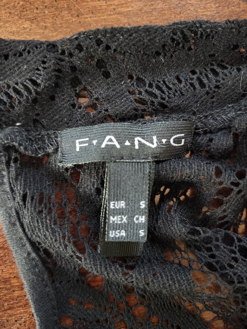 Fang Y2K Black Lace Babydoll Tee Tunic Dress